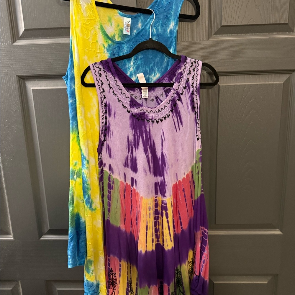 Colorful Tie-Dye Cover Ups